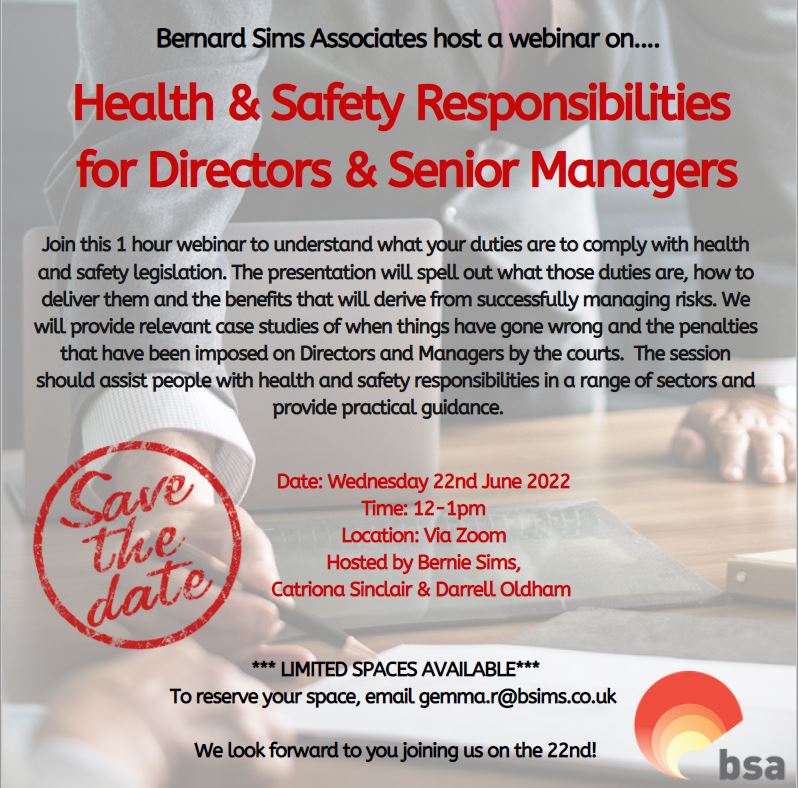bsimsassociates's tweet photo. ***BSA Announce Next Webinar***

See further details below!

Reserve your place today by emailing gemma.r@bsims.co.uk https://t.co/ekEBu5gwdP