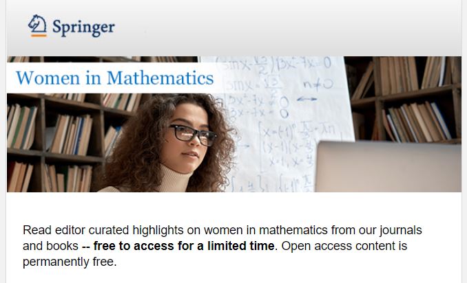 HawkECEProf's tweet photo. Great to see @supernetworks interviewed as part of the article "Women Just Wanna Have OR: Young Researchers Interview Expert Researchers" promoted by @SpringerNature in honor of Women in Mathematics.
https://t.co/LHyBbqITYo https://t.co/VBjSce0ouU