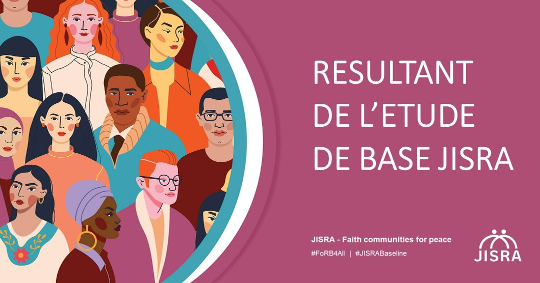 En 2021, notre projet #JISRA a mené une étude de base sur la liberté de religion et de croyance dans plusieurs pays.
Ça vous intéresse de connaître nos résultats suivez nos hastag.
#JISRABaseline
#JISRA
<a href="/SFCG_/">Search for Common Ground</a> 
<a href="/Tearfund/">Tearfund</a> 
<a href="/FaithtoActionet/">Faith to Action Network</a> 
<a href="/Mensenmissie/">Mensen met een Missie</a> 
<a href="/TearfundNI/">Tearfund NI</a>