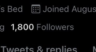 PackDemNuts's tweet photo. Thank you guys for 1800. Never thought I would actually make it this far ❤️❤️ https://t.co/KlwvW3D3P4