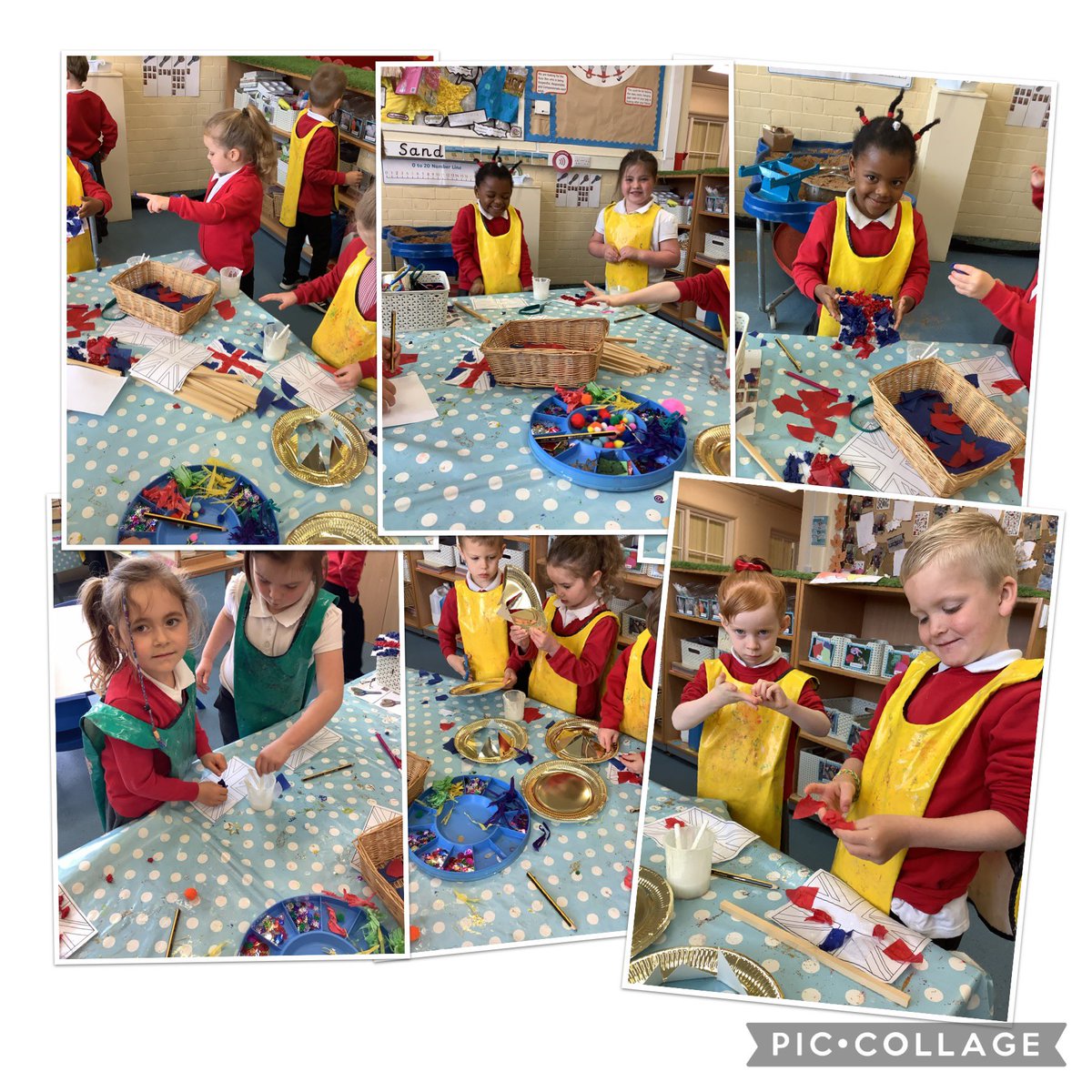 🇬🇧🇬🇧🇬🇧 Busy Bees making crowns and flags for our Jubilee Celebrations tomorrow. 🇬🇧🇬🇧🇬🇧@FallaParkSchool @Miss_Carr_Falla <a href="/MrsCrozierFalla/">Jacqueline Crozier</a>