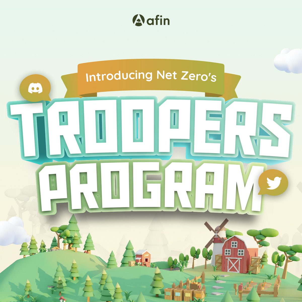 NetZero_game's tweet photo. Are you part of our green community? Passionate about sustainability &amp; crypto? Apply to @NetZero_Game Troopers Program, help us grow our community &amp; get EXCLUSIVE Troopers' perks!

Read more here https://t.co/jr8knPZy5F
Apply here https://t.co/C1HTXKc6Lp

See you Troopers! 😎 https://t.co/u9PifsWhyX