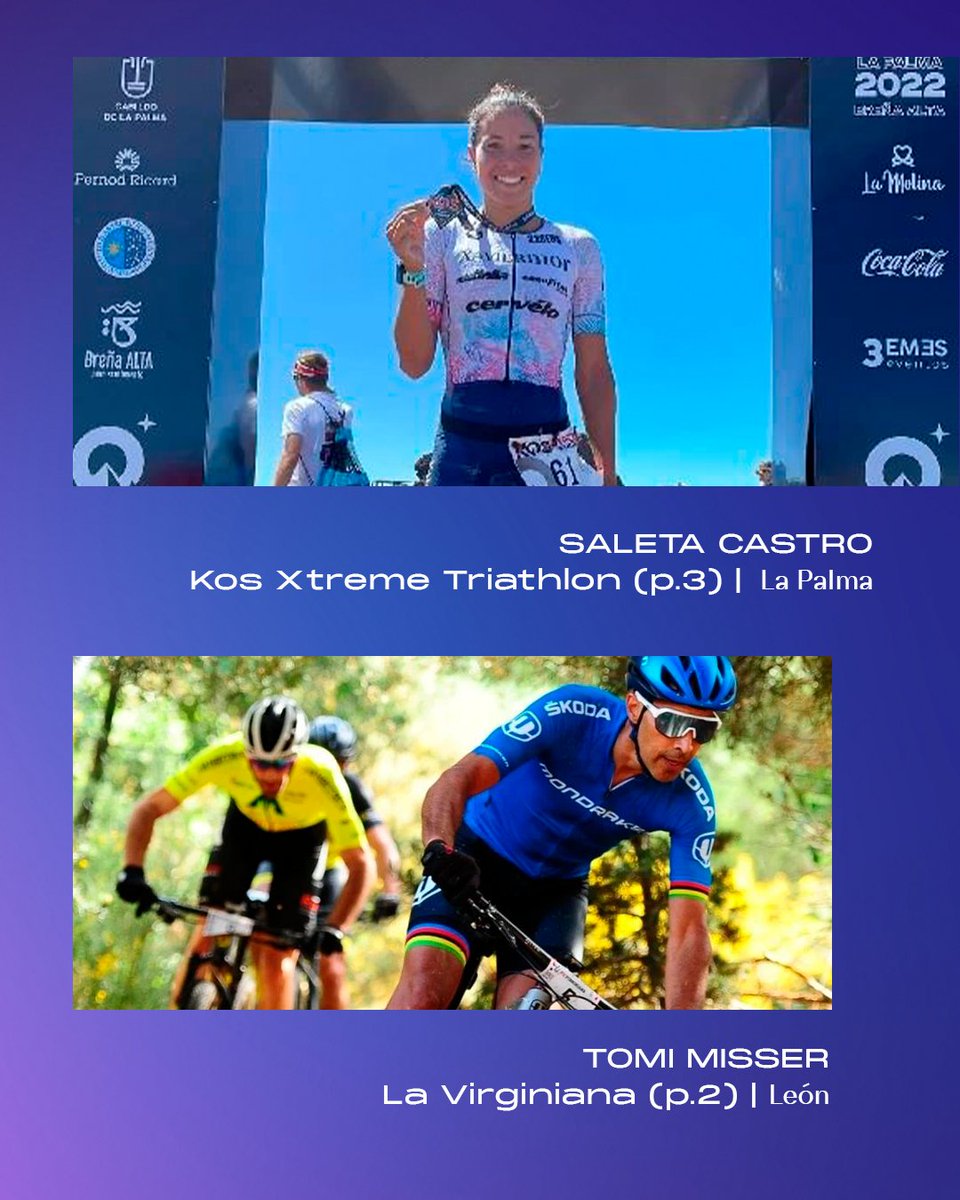 🏅 Podium y tercer puesto para <a href="/saletacastro/">Saleta3</a>
 en el #kosxtremetri.
🏅 Segundo puesto de <a href="/tomimisser/">Tomi Misser</a> en <a href="/lavirginianamtb/">La virginiana Mtb</a>.

#OrekaTraining #OrekaFamily
