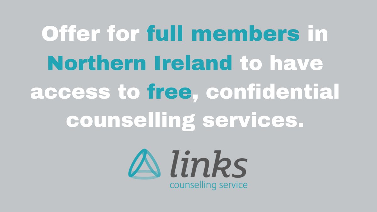 Full members in Northern Ireland are now able to access free, confidential wellbeing support and counselling, as part of our Rejuvenate. Thrive. Breathe #paramedic wellness programme.  <a href="/linkscounsel/">Links Counselling Service</a> can help you with a range of life experiences. ow.ly/g3uo50JqjvL