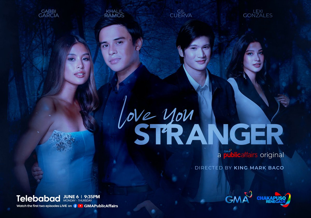 Tweet with us during the world premiere of Gabbi Garcia &amp; Khalil Ramos’ first-ever miniseries, LOVE YOU STRANGER!

Tonight, 9:35PM on GMA, and on <a href="/GMA_PA/">GMA Public Affairs</a>'s online platforms!

LEXI IS COLEEN
KHALIL AS BEN
GABBI AS LJ
#LYSWorldPremiere