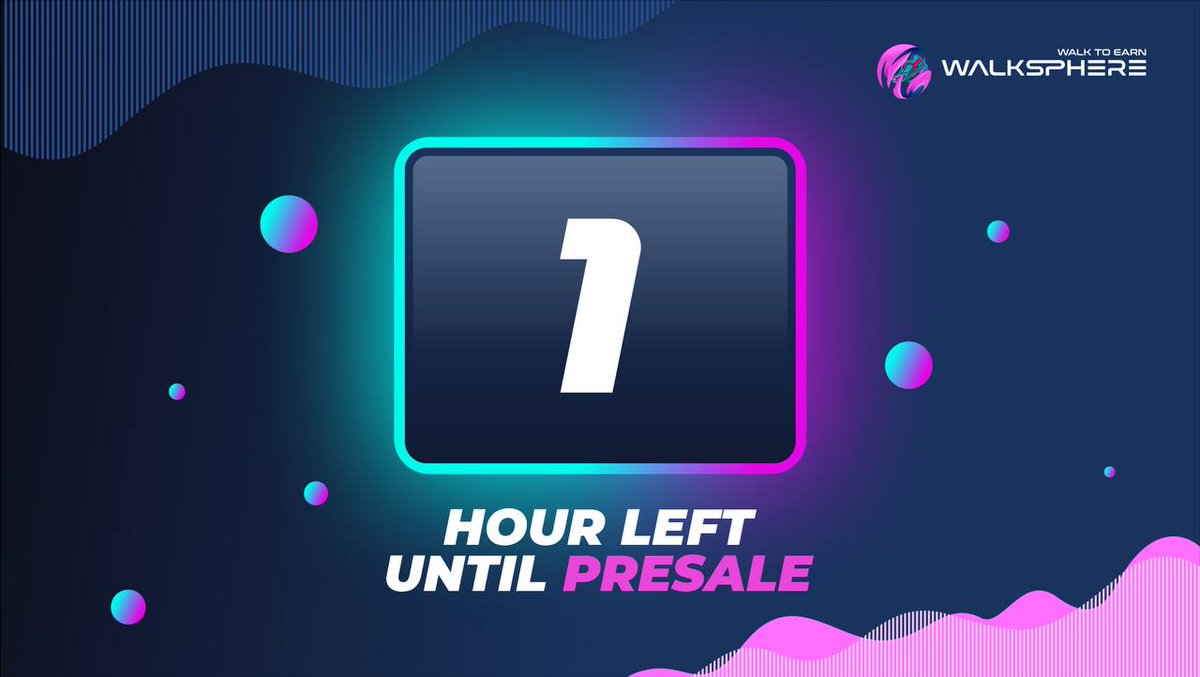 WalkSphere's tweet image. Less than 1H left!!! 🔥🔥🔥

PinkSale $WALKX page: pinksale.finance/launchpad/0x71…
