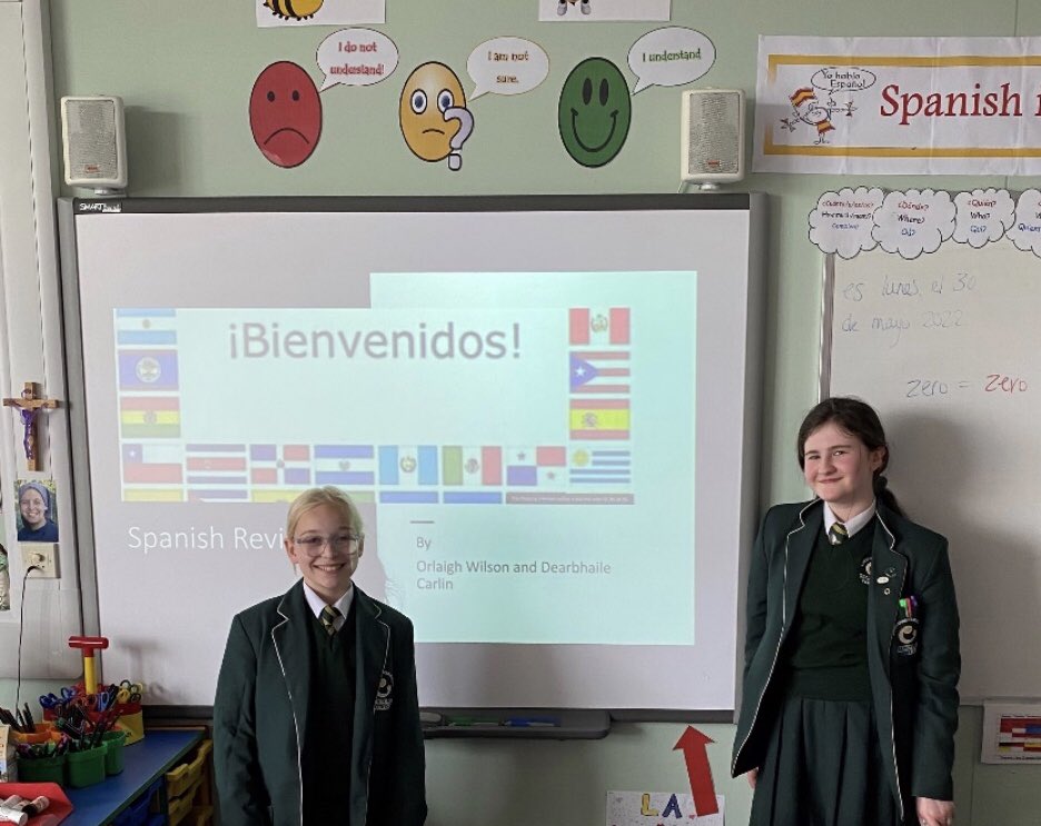 <a href="/LanguageStCs/">StCecilia'sLanguages</a> <a href="/StCeciliasDerry/">St. Cecilia’s College</a> 
Well done to Orlaigh Wilson and Déarbhaile Carlin on their excellent revision work for Spanish! ¡Buena suerte en los examenes, chicas! ☘️