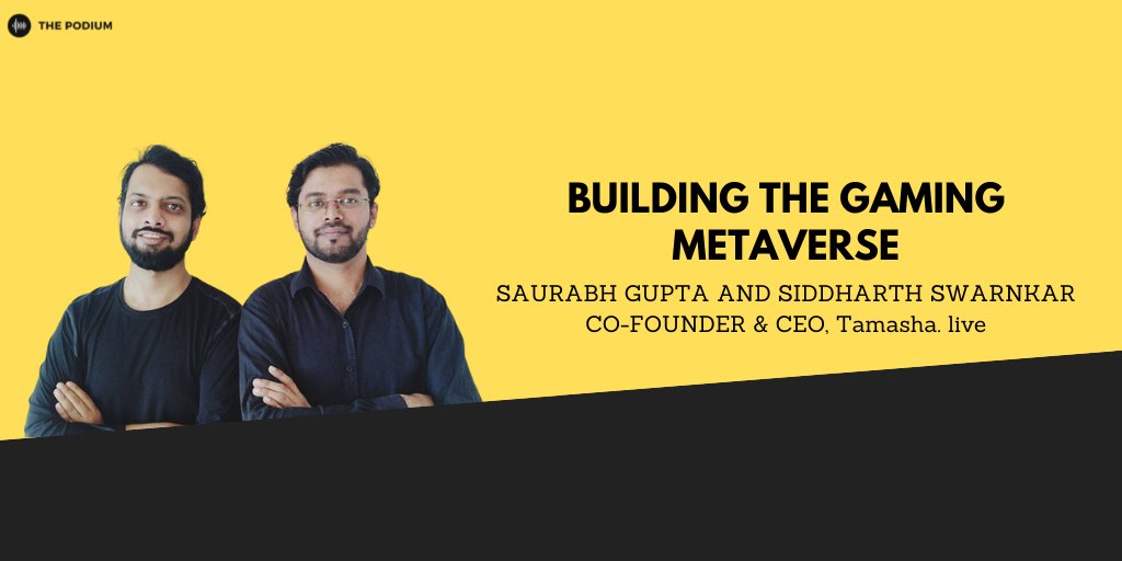 #Unfiltered Sharing all our Jugaads, early days hustles and vision behind building Tamasha in this podcast by The Podium

Thankyou Akshay Datt for this opportunity and putting this together.

Listen on- founderthesis.com/new
#gaming #startup #podcast