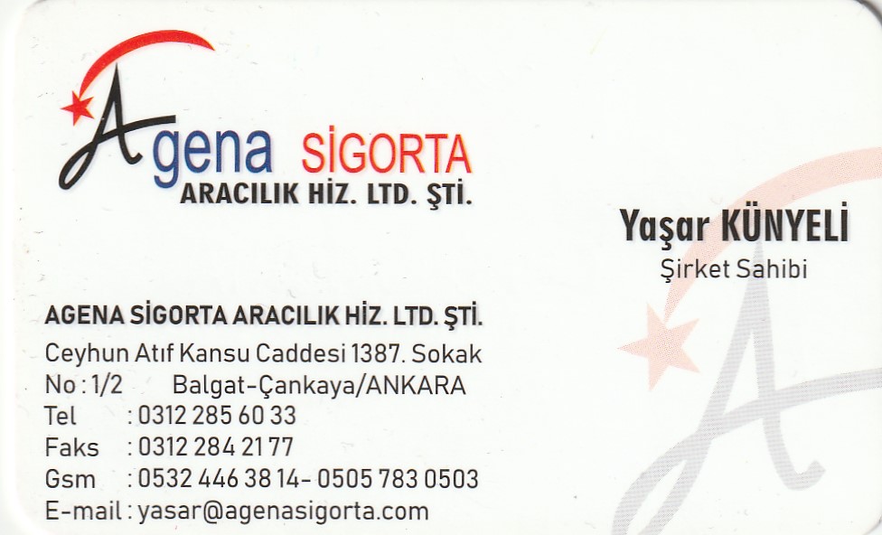 Sigorta Poliçesi "SİGORTA ACENTESİNDEN" yaptırılır...