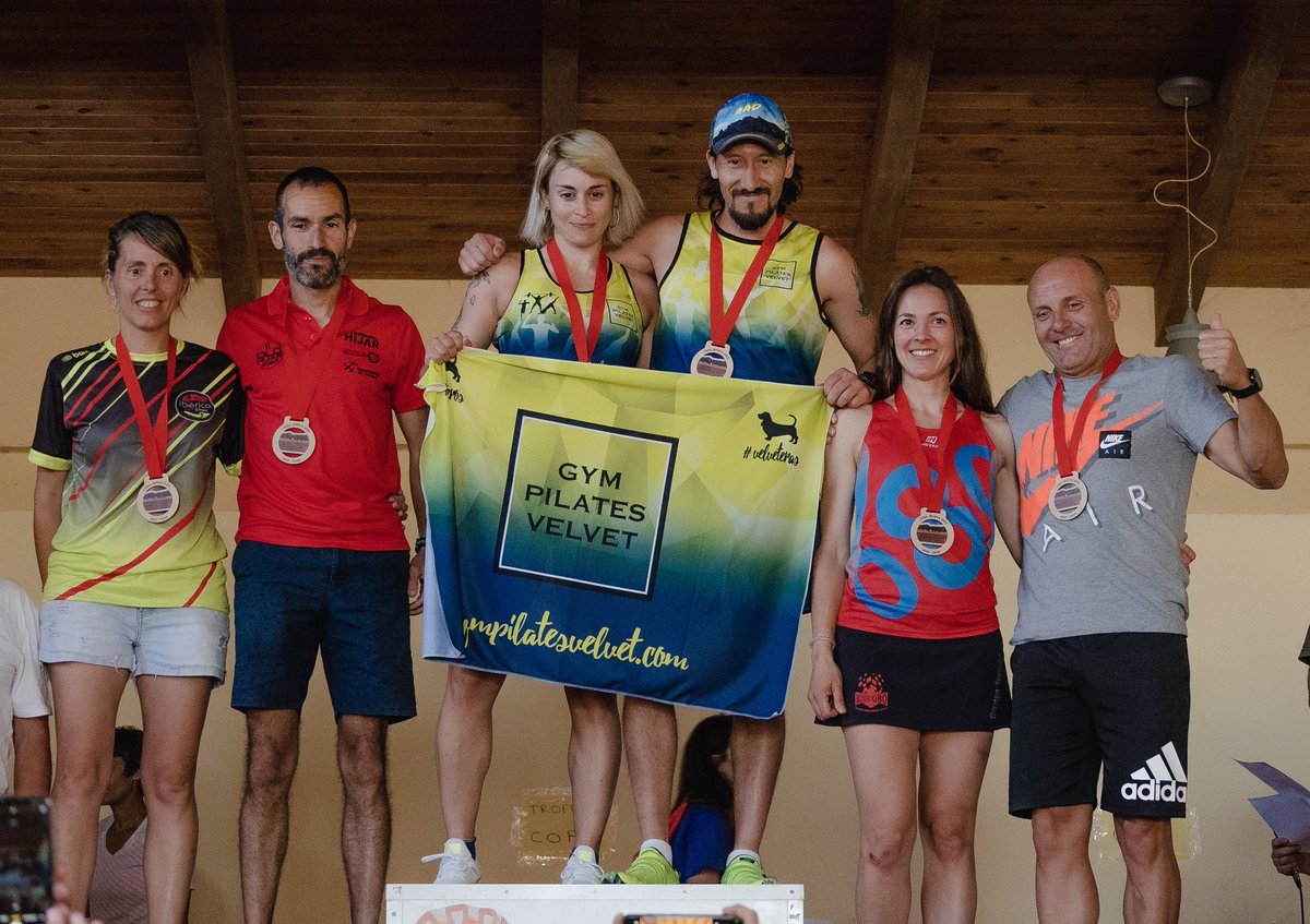 gympilatsvelvet's tweet photo. Ayer 36 #Velveteros llenaron de color los montes de Used en el trail 18km+700d y andada 10km+340d de #TrailIbéricaUsed
🔸️🥇absolutos masculino y femenino
🔸️🥇equipo masculino
🔸️🥉veterano
#velvetactitud #deporteessalud
👉https://t.co/Bk9ha3bcYo
📸 @inigo_zgz https://t.co/pRjPaOkC5J