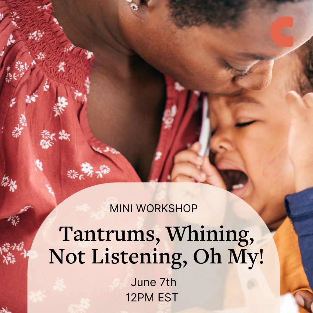 This week in our mini-workshop we will talk about tantrums, whining, and not listening -- the trifecta of common challenges in young children! Come learn the difference between discipline and punishment as well as effective strategies for these difficult moments.