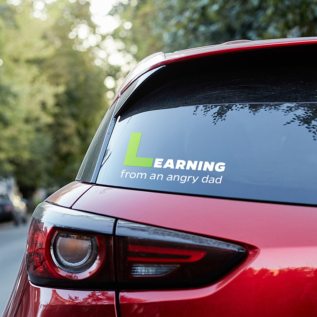 Petition to make this the official sticker for all learners.

#OlaCars #Learners #Dad
