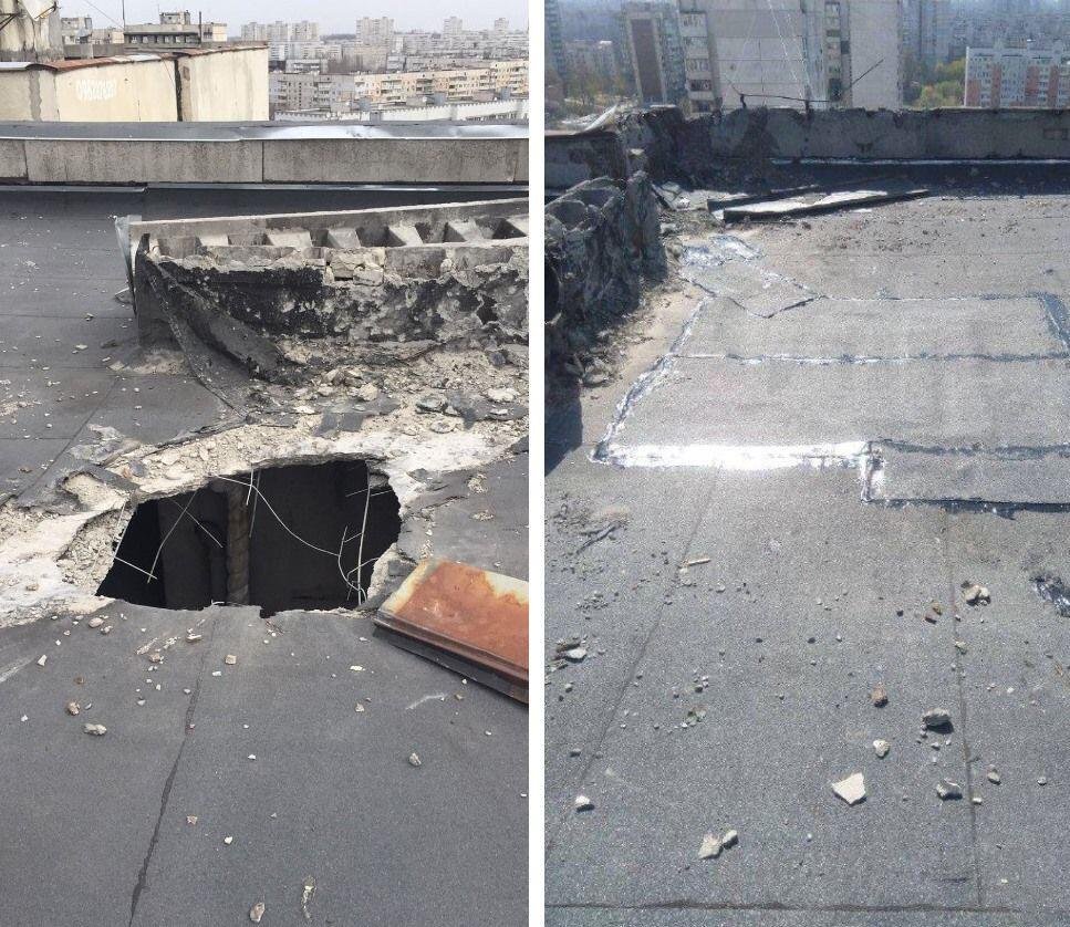 HarZizn's tweet photo. Work to eliminate the consequences of enemy shelling of civilian infrastructure continues in the #Saltiv district of #Kharkiv #War_in_Ukraine https://t.co/cOzptJnlOH
