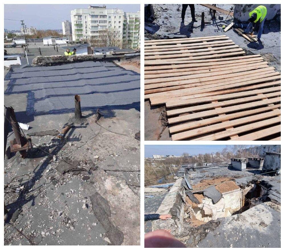HarZizn's tweet photo. Work to eliminate the consequences of enemy shelling of civilian infrastructure continues in the #Saltiv district of #Kharkiv #War_in_Ukraine https://t.co/cOzptJnlOH