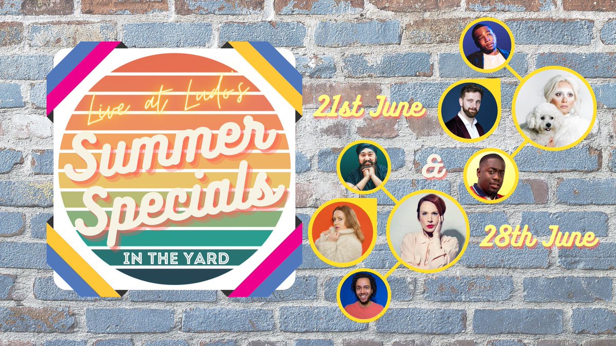 Live Comedy in the @bluehouseyard now on sale for this month! Buy Tickets 👉🏼 ludoslondon.co.uk