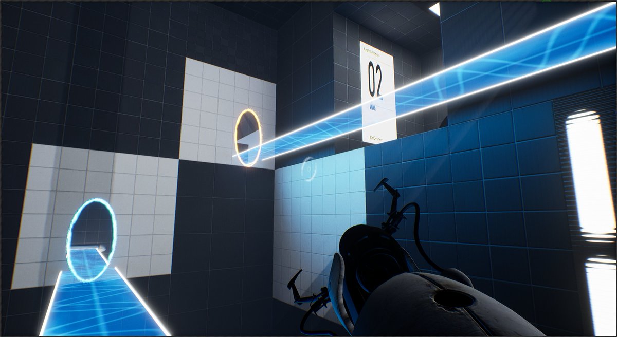 dedelner's tweet image. More Lightbridges.
#UnrealEngine #Portal #UE4