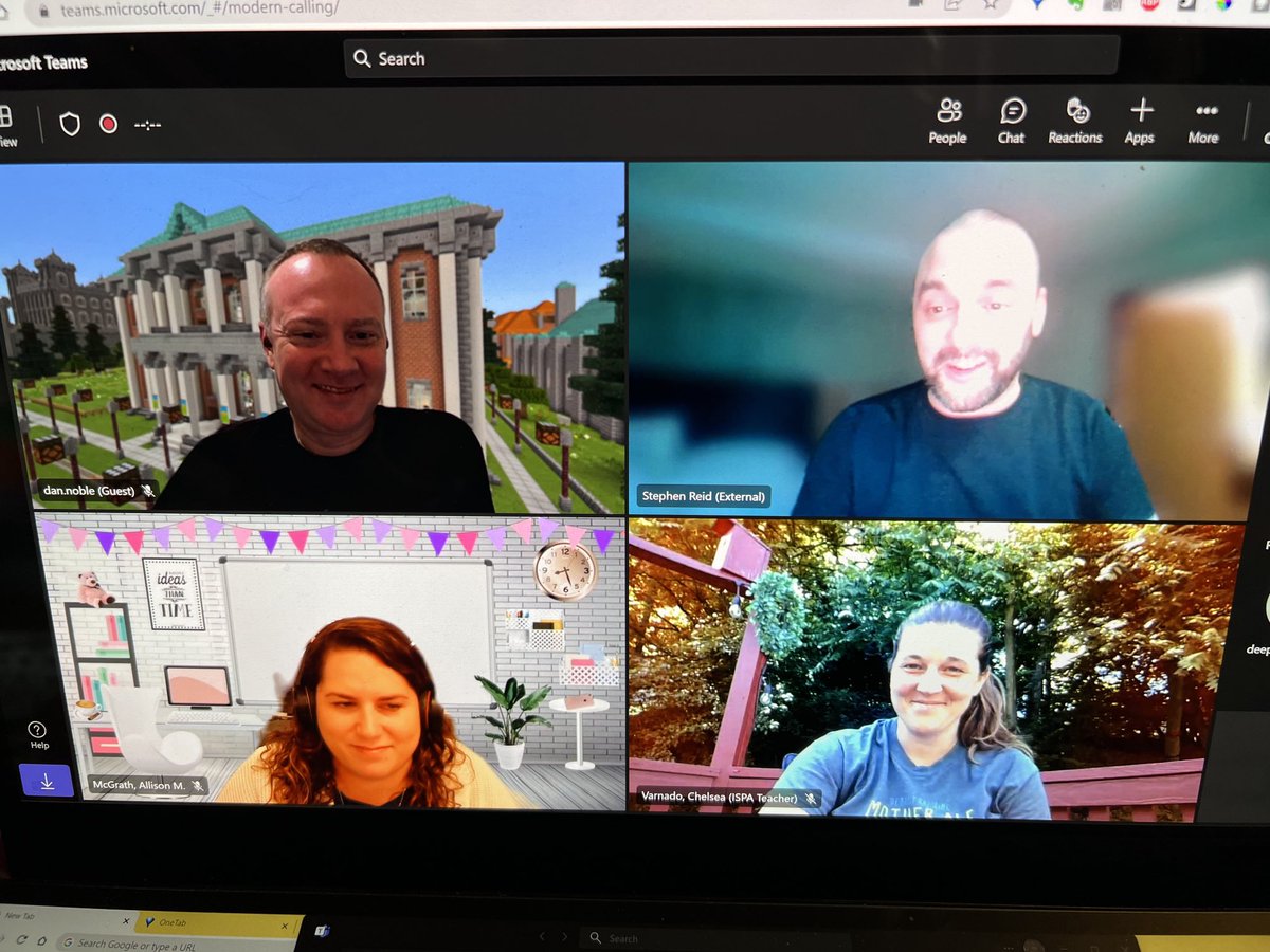 Spending my morning with some awesome #Minecraft educators! ⁦<a href="/PlayCraftLearn/">Minecraft Education</a>⁩ #minecraftedu #dcseffects
