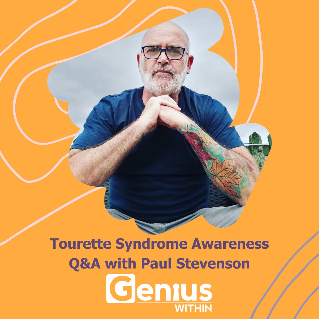 geniuswithinCIC's tweet photo. Have you signed up to attend our #TourettesAwarenessDay Q&amp;A yet?

Hosted by our very own @PaulStevensono1 who is in conversation with the brilliant John Davidson MBE

https://t.co/Yq9mXRb772 https://t.co/izGRvKvYDT