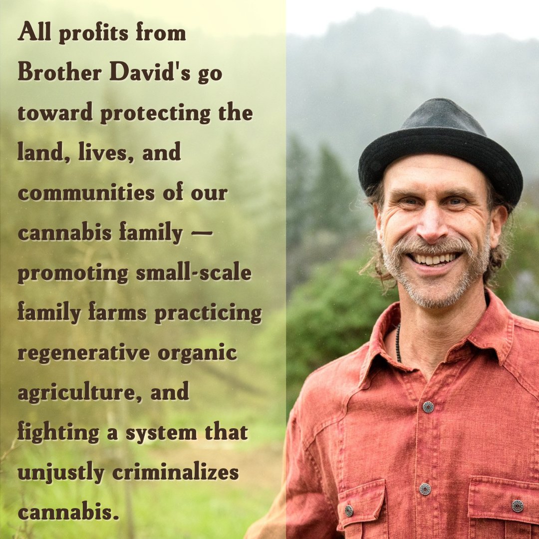 BrotherDavids's tweet image. Brother David’s envisions a world where all our farming ecosystems are regenerative and organic, producing our food, clothes, personal care and medicines in ways that support thriving rural economies and biodiverse wild habitats.