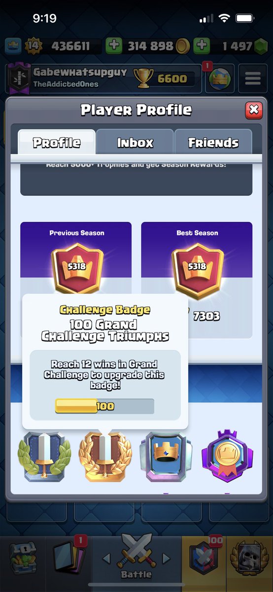 New trophy PB and 100 GCs this season. Only up from here🙂