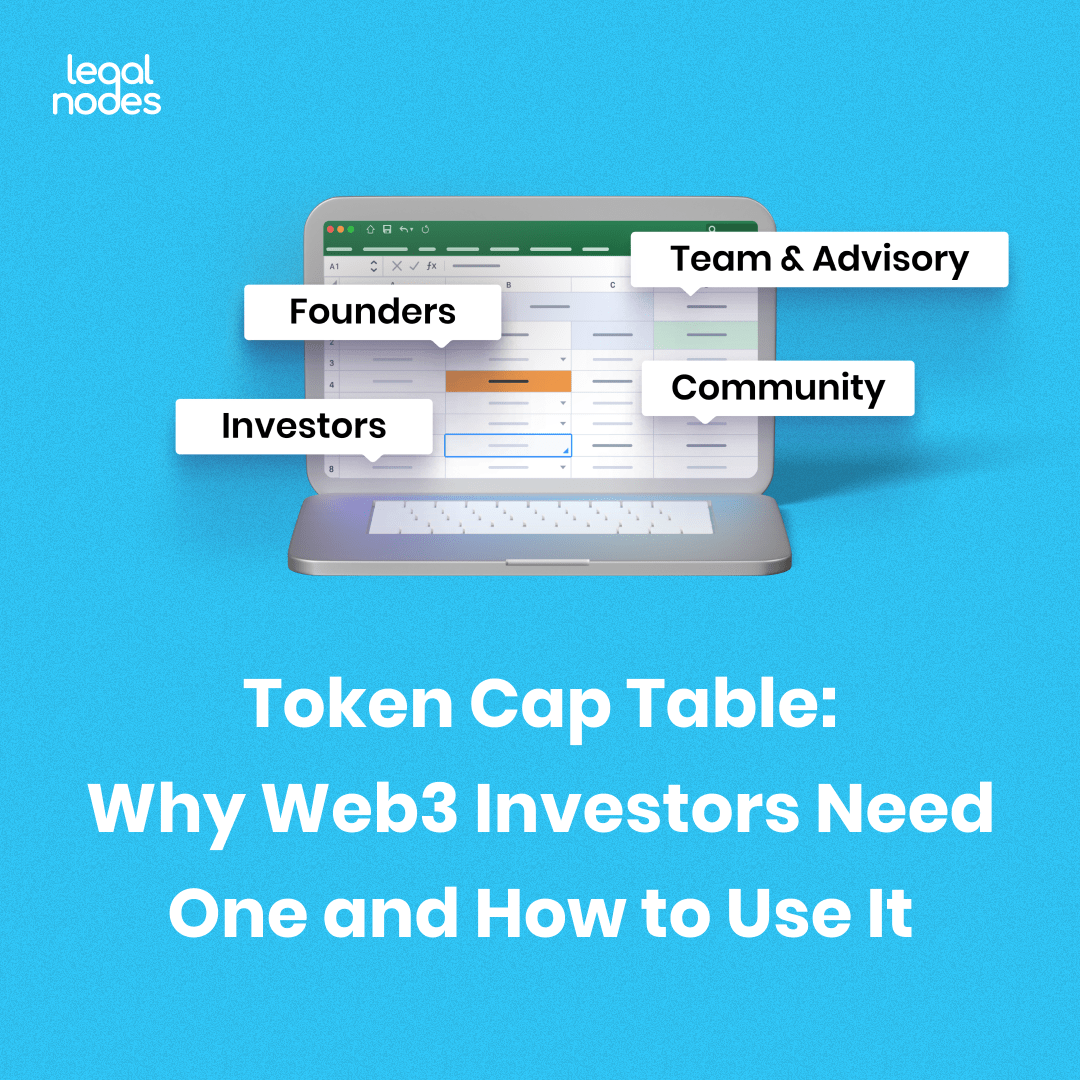 LegalNodes's tweet photo. Token Cap Tables are a vital part of #tokenomics in #web3 projects. A solid Token Cap Table could secure investment. Learn more in out latest article: https://t.co/uGdoOSTLig
#blockchain #crypto #token #startups #tokencaptable https://t.co/RSo56Ei0RV