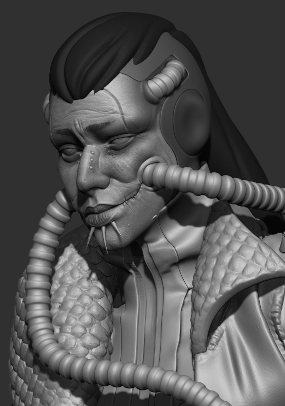 ZavalasAgent's tweet photo. New character art coming soon... it's been a while 🥲 #zbrush #characetrdesign #3dart https://t.co/aMRDwndYFP