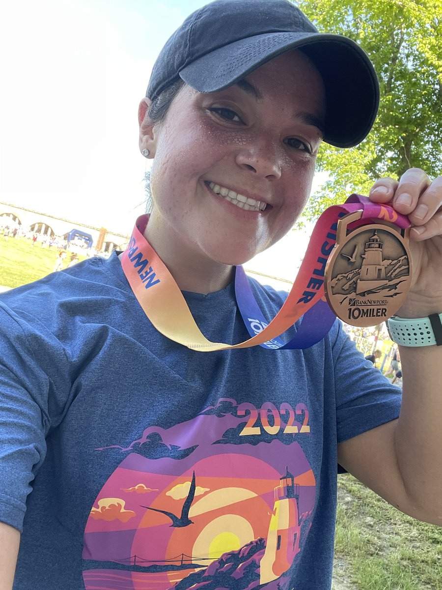 PR’d yesterday at the Bank Newport 10 Miler !