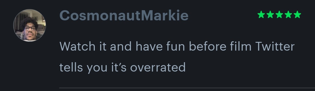 Review für alle Filme.