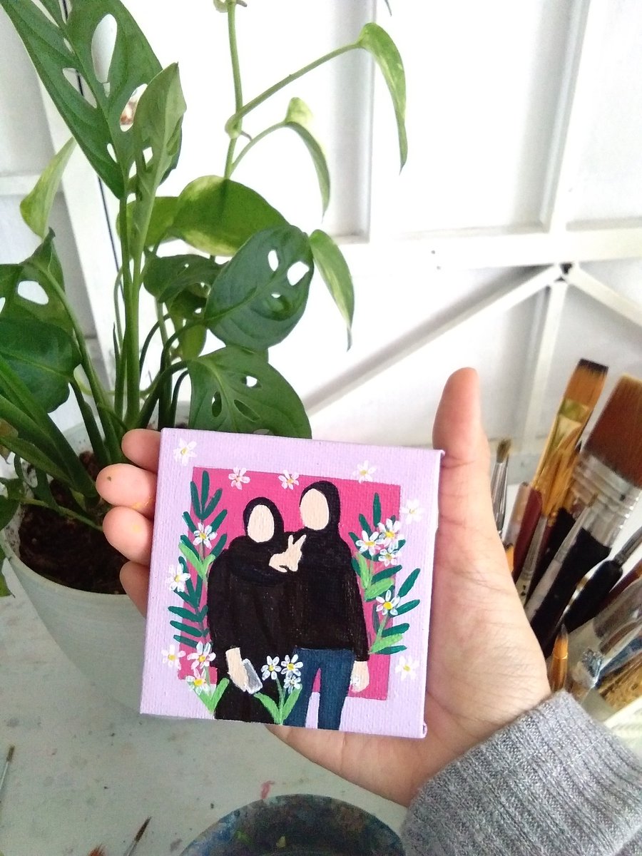 NurJiera's tweet photo. Deco meja study/work with custom art like this 😍 handmade art here 🙋 ws jie now  https://t.co/U6W6aCbawg for more info di ig link in boi https://t.co/7QOwxvUDkM