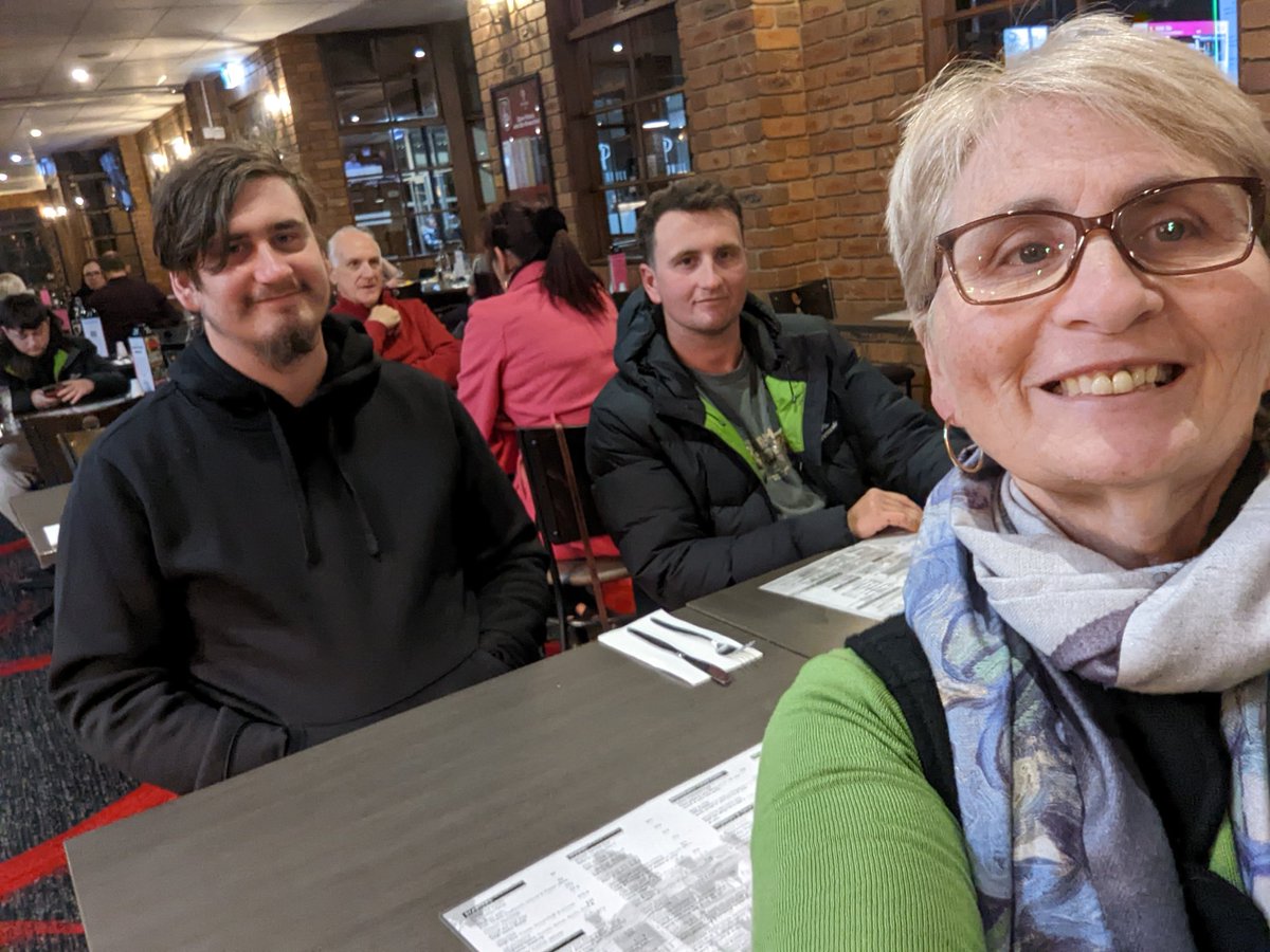 A lovely night out with my two boys, celebrating my youngest's birthday. Happy birthday, Daniel.