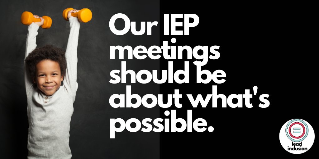 💥Our IEP meetings should not be about what's wrong. They should be about what's possible. Strengths and interests! 💥 #LeadInclusion #globaled #inclusion #UDLchat