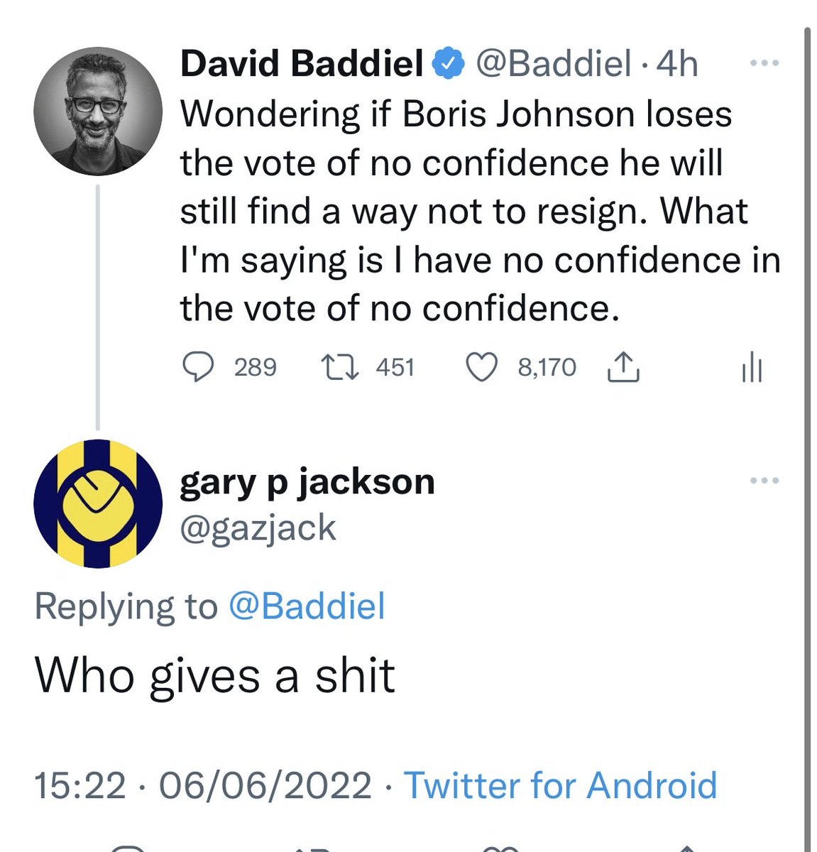 David Baddiel tweet media