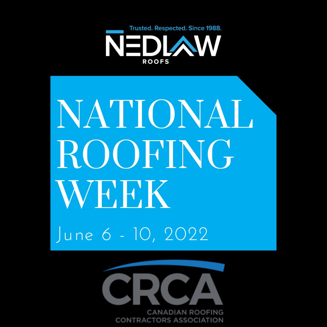 Nedlaw Group (@groupnedlaw) on Twitter photo Happy National Roofing week!
The CRCA <a href="/crcanews/">Canadian Roofing Contractors Association</a> is holding its third annual National Roofing Week June 6-10, 2022.
Please join our celebration and help make Canadian Roofing Contractors Association's first National Roofing Week a success!
#RoofingWeekCanada #RoofingCanada Happy National Roofing week!
The CRCA <a href="/crcanews/">Canadian Roofing Contractors Association</a> is holding its third annual National Roofing Week June 6-10, 2022.
Please join our celebration and help make Canadian Roofing Contractors Association's first National Roofing Week a success!
#RoofingWeekCanada #RoofingCanada