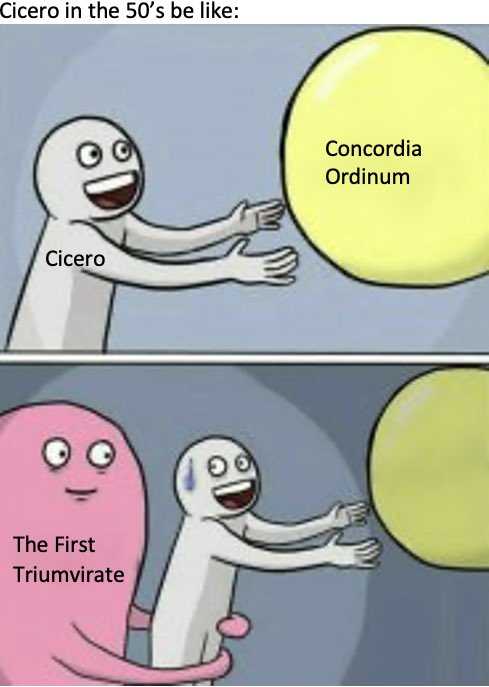 noyingstudios's tweet photo. I made some Politics of the Late Republic memes instead of revision, I hope you enjoy them as much I do. #politicsofthelaterepublic #poltr #OCR #Classics #romans #alevels2022 @holland_tom @wmarybeard https://t.co/Q1mk1PdwJ5