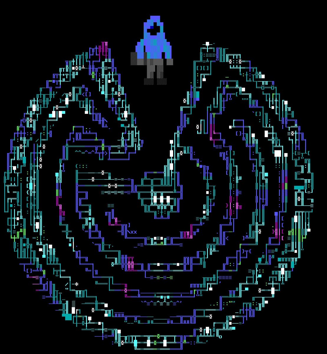 Time lapse creation video of @CypherCon ‘s design. Done in #moebious. m.youtube.com/watch?time_con… #ansiart #timelapse #ansi #bbs