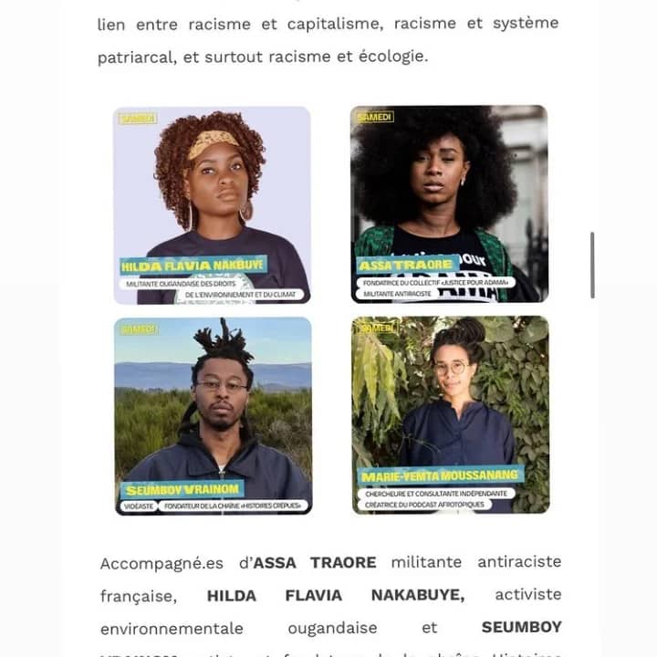 "We're not against development, we're against #eacop because it's putting everyone and everything at risk. It's stealing the future of the African child. It's a climate injustice. It's against the #ParisAgreement" <a href="/NakabuyeHildaF/">Nakabuye Hilda F.</a> in Paris yesterday.