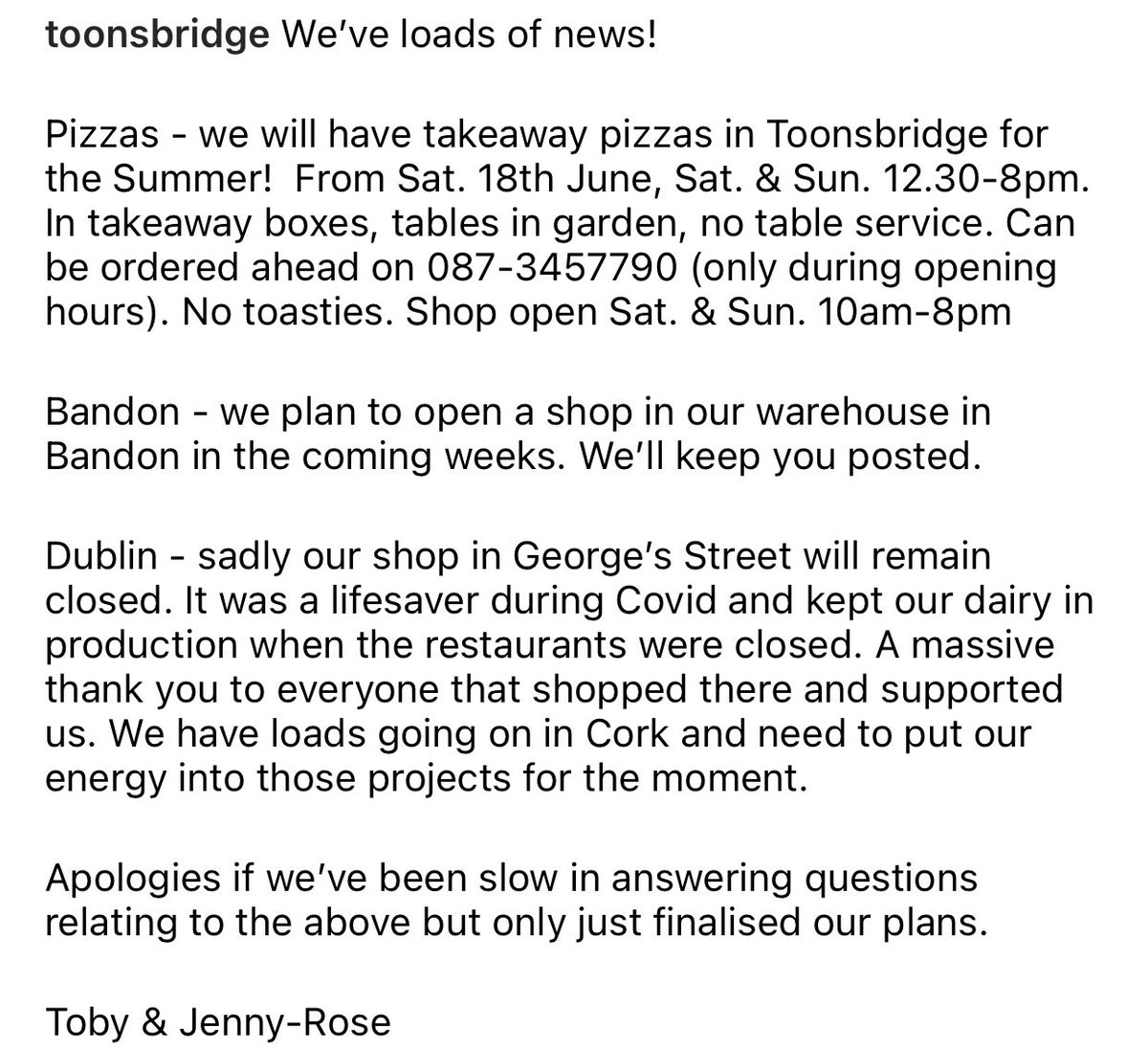 We’ve loads of news!