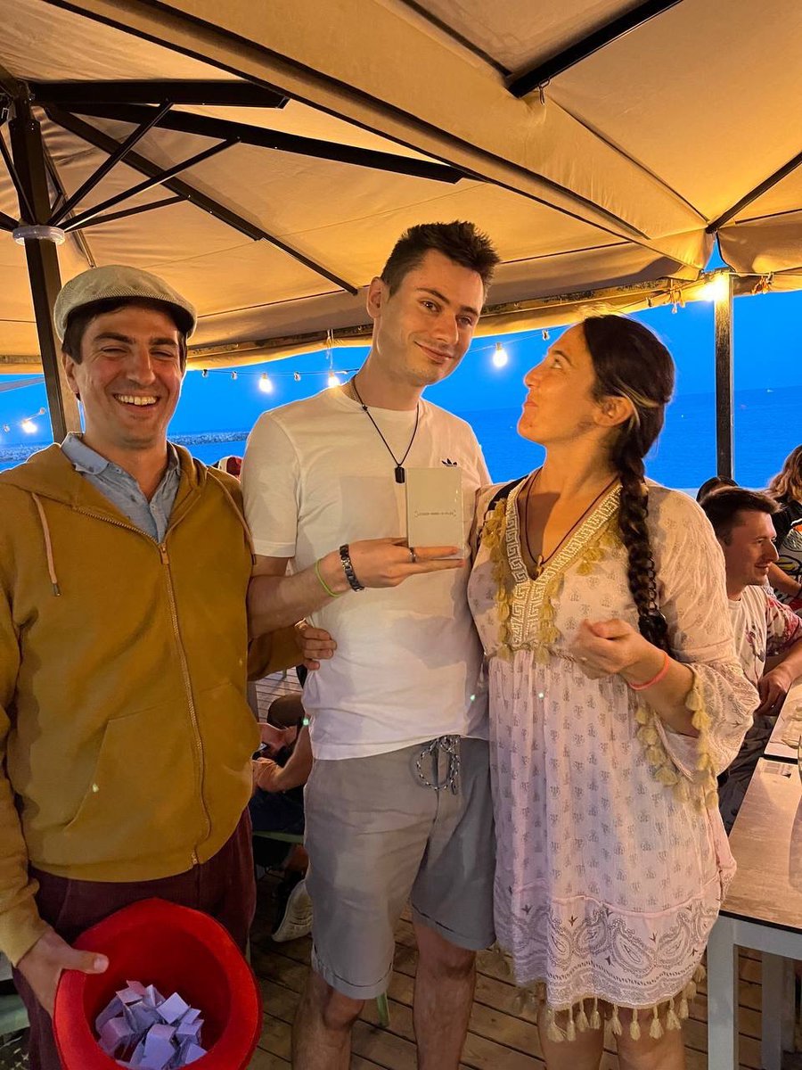 AdrienBe_'s tweet photo. Yet another awesome Web3 Family event✨ 40+ of us and the lucky winner for the [Ledger] Nano S+ is @VladNasulea 🔐 Stay safe brother.

Thanks @MikaCripta for helping with the raffle! https://t.co/mM0xF7wpcs
