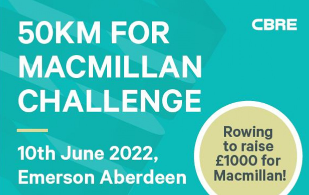 CBRE and Emerson Aberdeen are raising money for Macmillan with an epic rowing challenge. We hope our donation helps you reach your target. Good luck from us all at KDE Ltd.

justgiving.com/team/TheFacili…