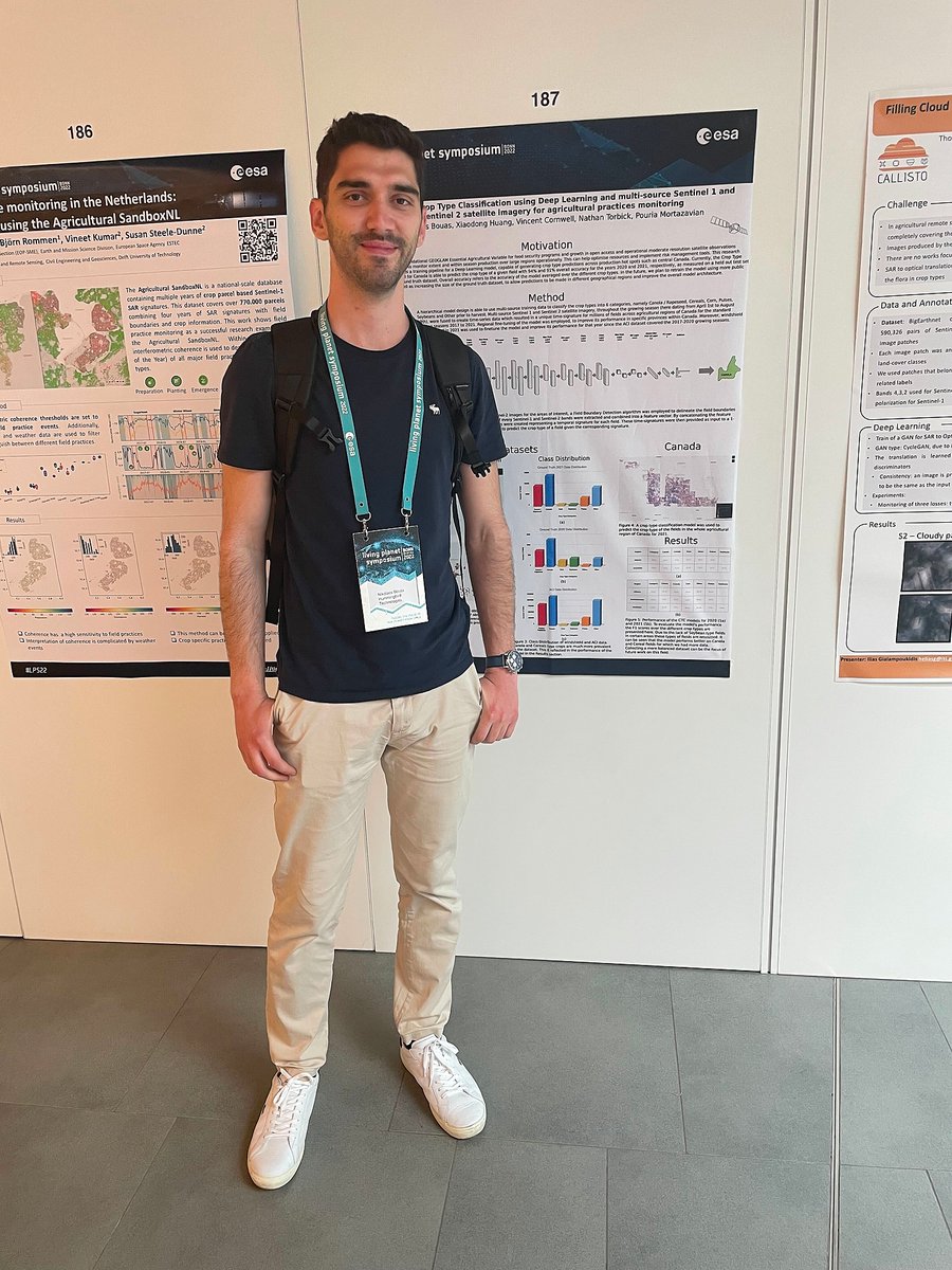 TechHummingbird's tweet image. A couple images from the @esa ESA Living Planet Symposium in #Bonn, Germany. Our colleagues Gerald and Nikos were presenting across the two days. The event was great success. #agritech #innovativefarming
