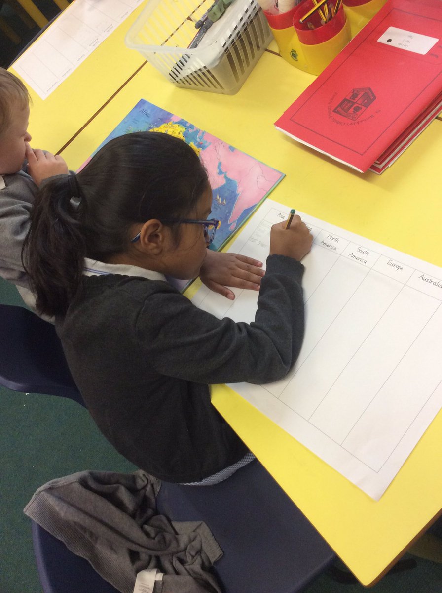 StBernsPrimary's tweet photo. 2SF are using an atlas to help them find different countries within each of the 7 continents. #stbernsgeography https://t.co/gbRLODtwpu