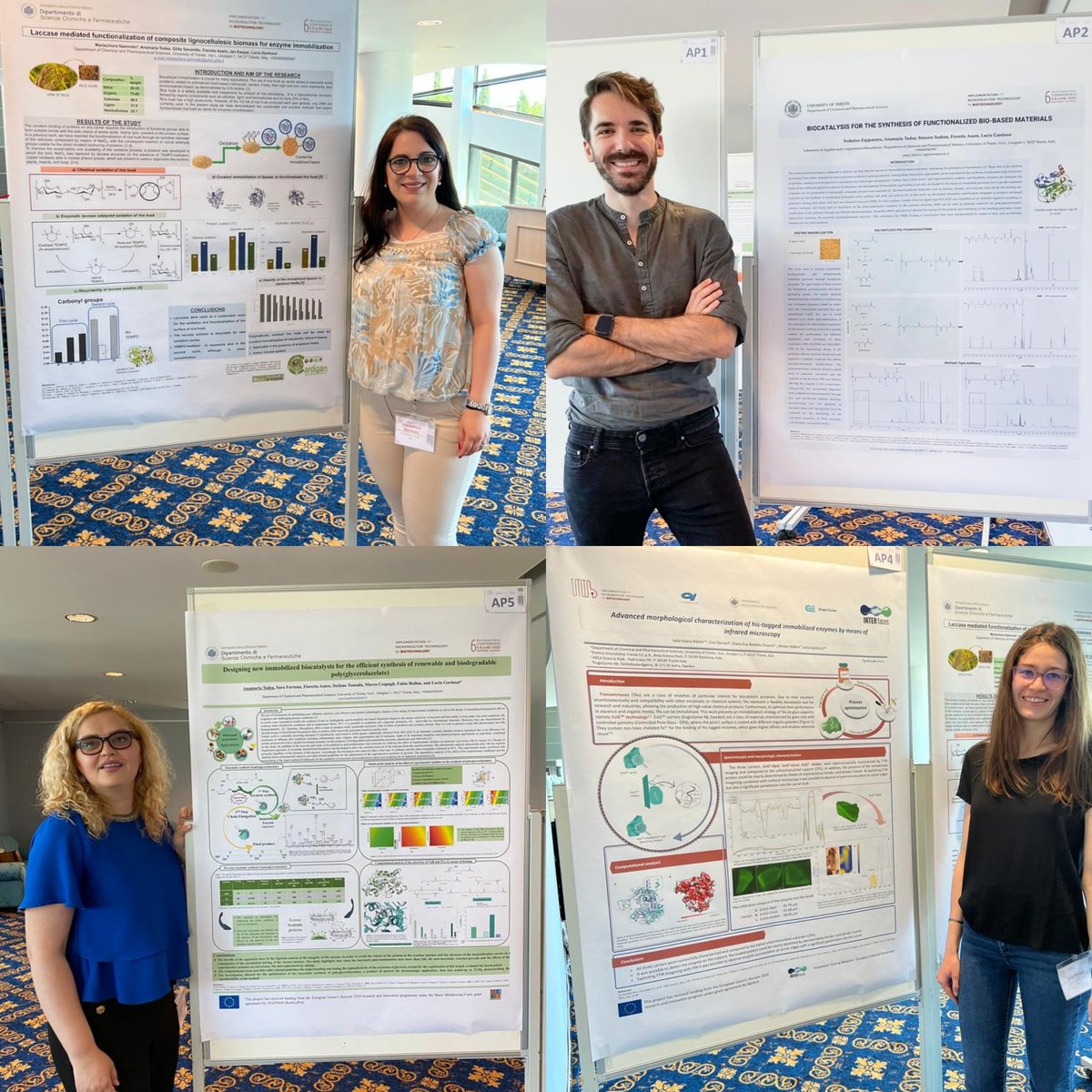 gardossigroup's tweet photo. Gardossi Research group attends the IMTB2022 in Portorose (Slovenia), an international conference about Implementation of #microreactor technology in #Biotechnology! #biocatalysis @UniTrieste @CardiganProject https://t.co/2FPDeaE2XE