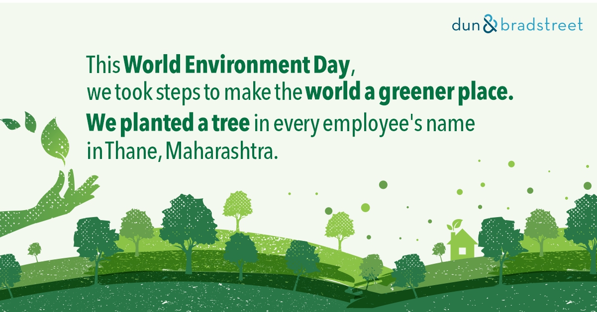 DNB_India's tweet photo. Dun &amp; Bradstreet took a step to create a greener tomorrow on World Environment Day.

#GrowWithDNB #SaveThePlanet #GoGreen #WorldEnivronmentDay2022 #ForPlanetForPeople #ClimateAction https://t.co/Sw6sK9YMUw