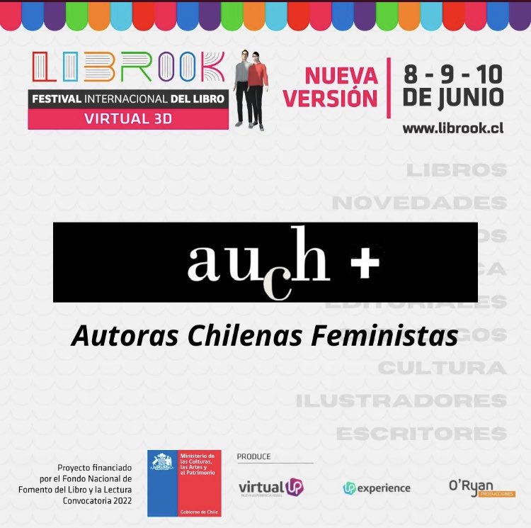 AutorasChilenas's tweet photo. Por aquí andaremos esta semana 🌟@Librookcl parte este miércoles y usted puede visitar nuestro stand. https://t.co/WTDkjNo6KW