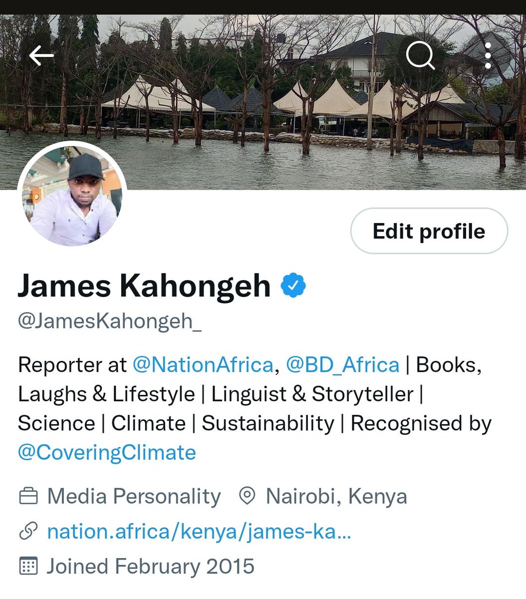 James Kahongeh tweet media