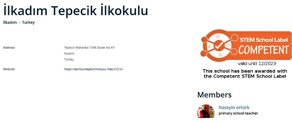 tepecikilk55's tweet photo. Bitti mi bitmiyor🧿 Tepecik İlkokulu Avrupa Okul Ağı tarafından STEM yetkili okul ünvanını almıştır. Emeği geçen öğretmenimiz @erturk_hsyn ve tüm öğretmenlerimize teşekkür ederiz💯💯👏👏👏 @samsunmem @ilkadimilce_mem @tepecikilk55 @muratfirat55 @SelmaAltnok1 @erturk_hsyn https://t.co/Odv2Ag4UiT