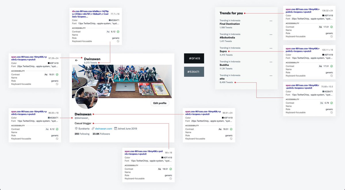 UI Design Tips: Biasanya warna hitam pada teks itu ada 3. Untuk judul ...