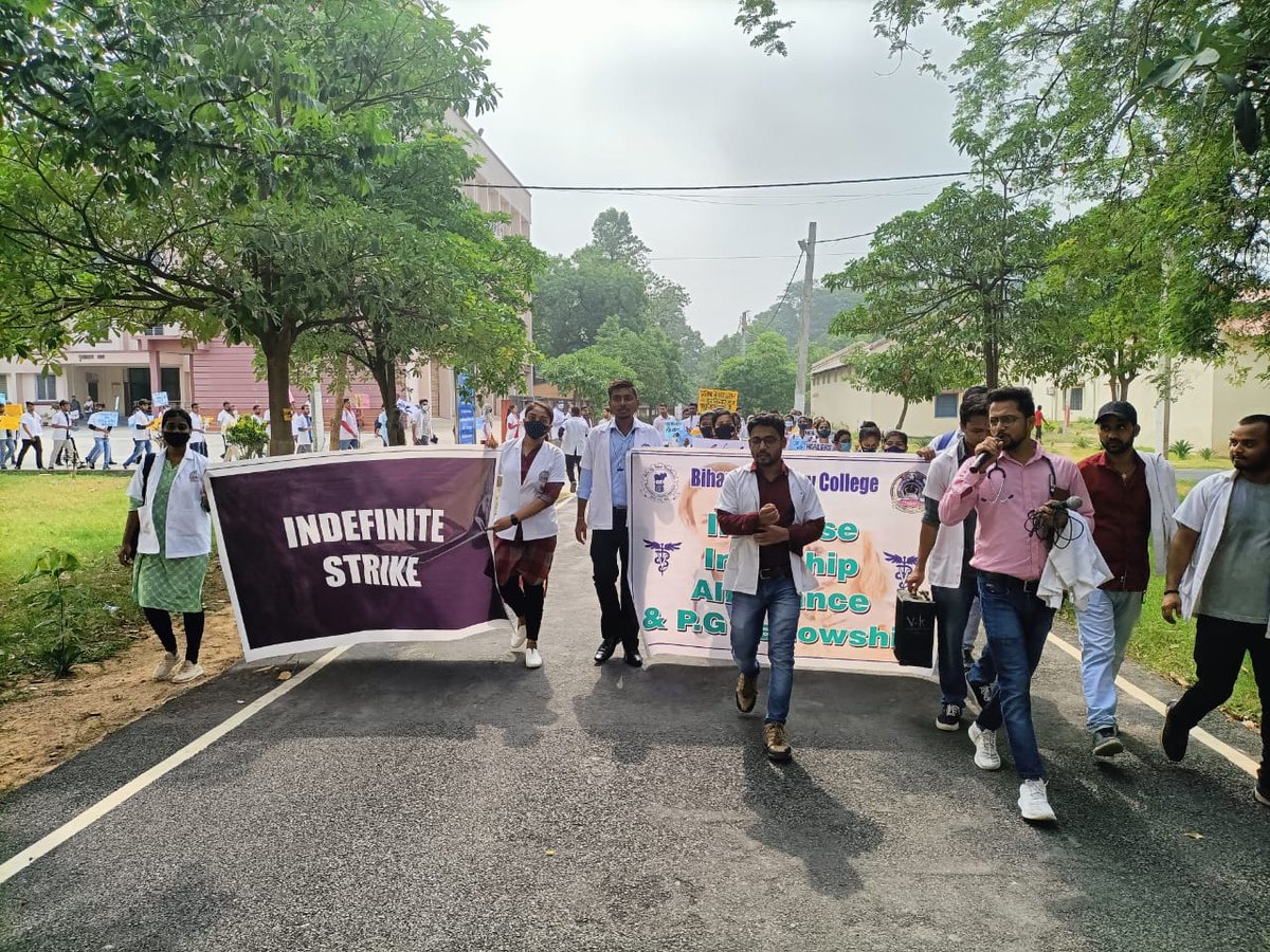 #IncreaseInternshipAllowance 
#BVC_On_Strike
#IncreasePgFellowship
<a href="/Nitishkumar/">Nitish Kumar</a>
<a href="/saravanakr_n/">N Saravana Kumar IAS</a>
<a href="/tarkishorepd/">Tarkishore Prasad</a>
<a href="/ZeeBiharNews/">Zee Bihar Jharkhand</a>
<a href="/presidentVCI/">Dr. Umesh C Sharma</a>
<a href="/nitishkrishna8/">Dr Nitish Bharadwaj</a>
@AnimalBihar
<a href="/PRupala/">Parshottam Rupala</a>
<a href="/drsanjeevbalyan/">Dr. Sanjeev Balyan</a>
<a href="/min_fahd/">Ministry of Fisheries, Animal Husbandry & Dairying</a>
<a href="/CMOBihar1/">Additional District magistrate</a>
<a href="/htTweets/">Hindustan Times</a>
<a href="/JagranNews/">Dainik Jagran</a>
<a href="/News18Bihar/">News18 Bihar</a>
<a href="/KashishBihar/">Kashish News</a>