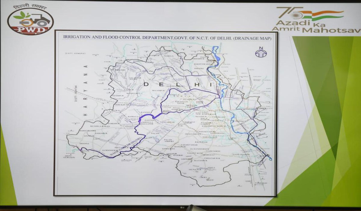 msisodia's tweet photo. Reviewed PWD's monsoon preparedness. Happy to share that 80% drain desilting work is complete.

7 locations are identified as critical water-logging areas, &amp; work is on at full pace to secure them before monsoon- with new drain lines, pumps, live CCTV feed &amp; 24x7 control centres. https://t.co/cJoyhSfBhD