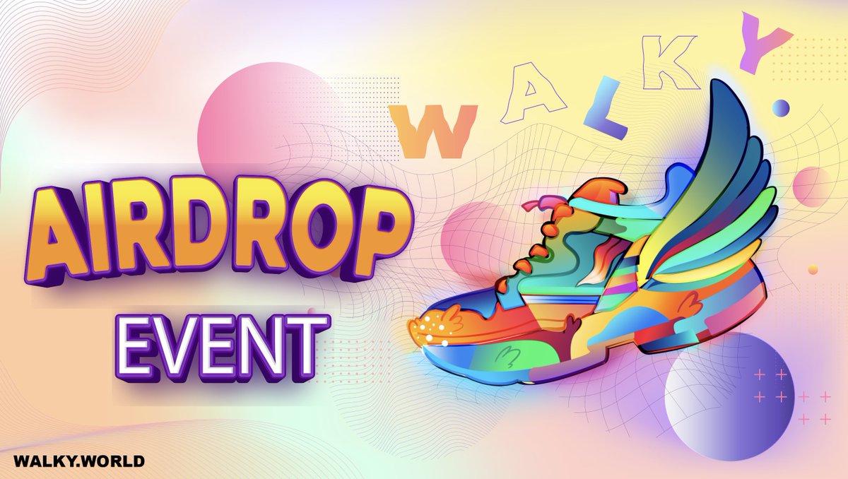 🏃‍♂️1st WALKY AIRDROP CAMPAIGN 

👉Complete the steps by the bot link:  @WalkyAirdropBot

⏰ Time: 5PM June 4, 2022 to 7AM Jun 25, 2022

💸 Reward: 600 WALKY (equivalent to $6 )

🎁 Number of winners : 1000 participants 
✅ 900 lucky ones
✅ Top 100 reference

#Airdrops $WALKY #m2e